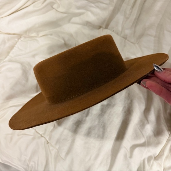 GIGI PIP Tan Australian wool Hat - Picture 4 of 8